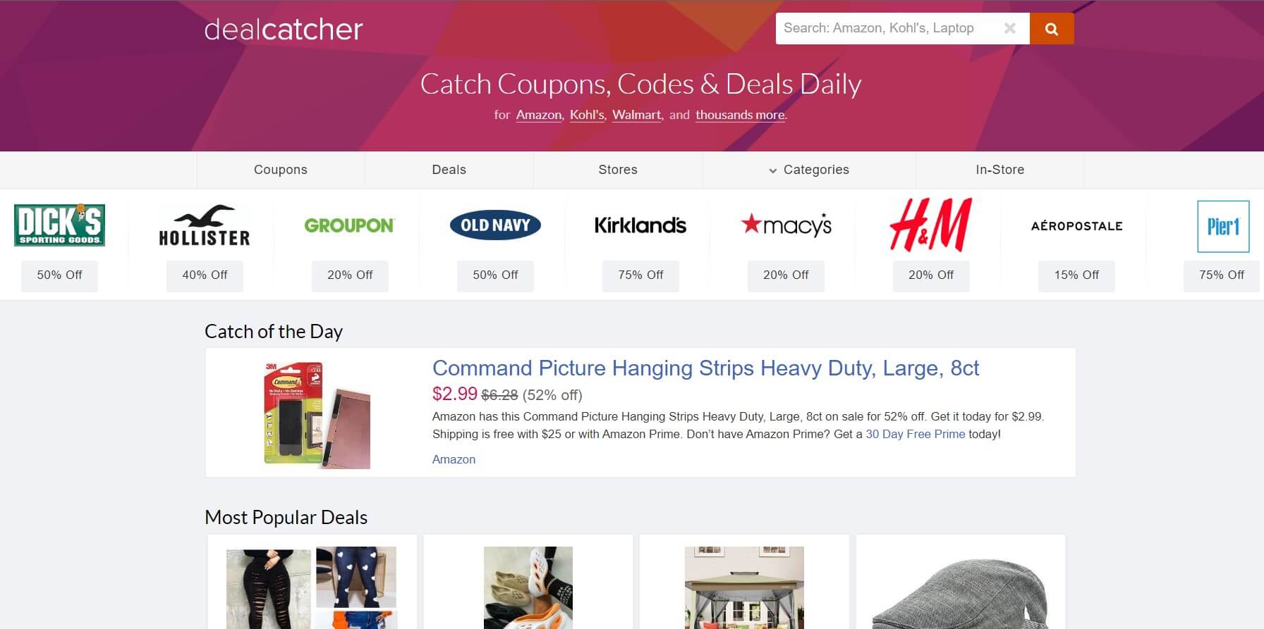 Dealcatcher |Catch the Great Daily deals & Coupon Codes 