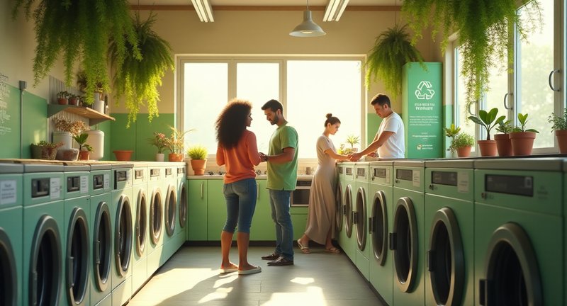 Advantages of a Clean and Green Laundromat