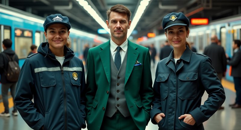 Customization of Public Transport Uniforms for Different Roles