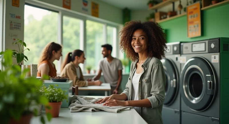 The Appeal of Clean and Green Laundromat